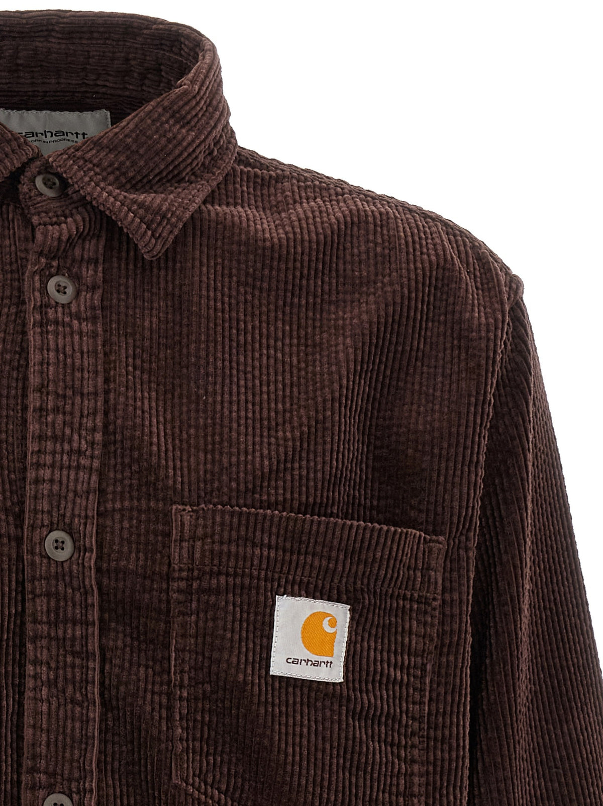 Carhartt Wip Loyde Shirt Brown, view 3
