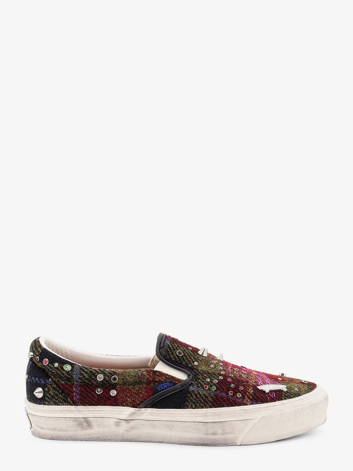 Vans Men's LS Classic Slip on Sneakers Red