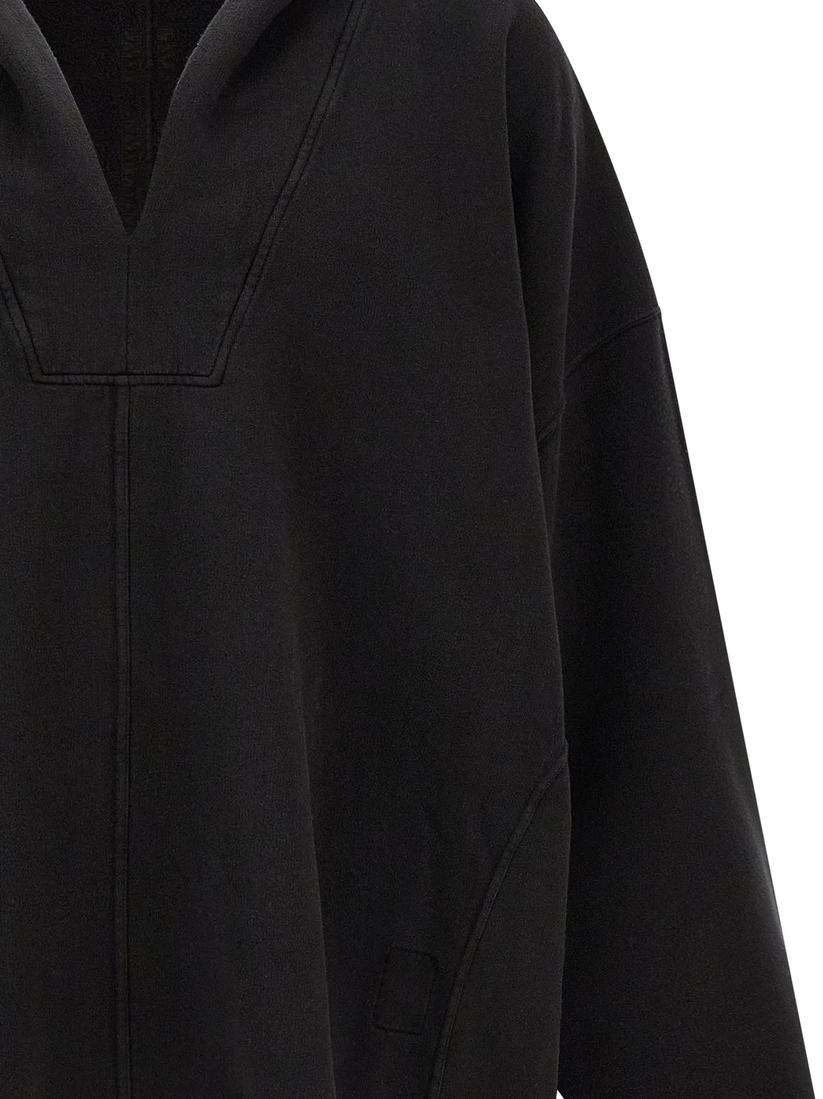DRKSHDW LS Kaftan Hip Hoodie Black, view 3