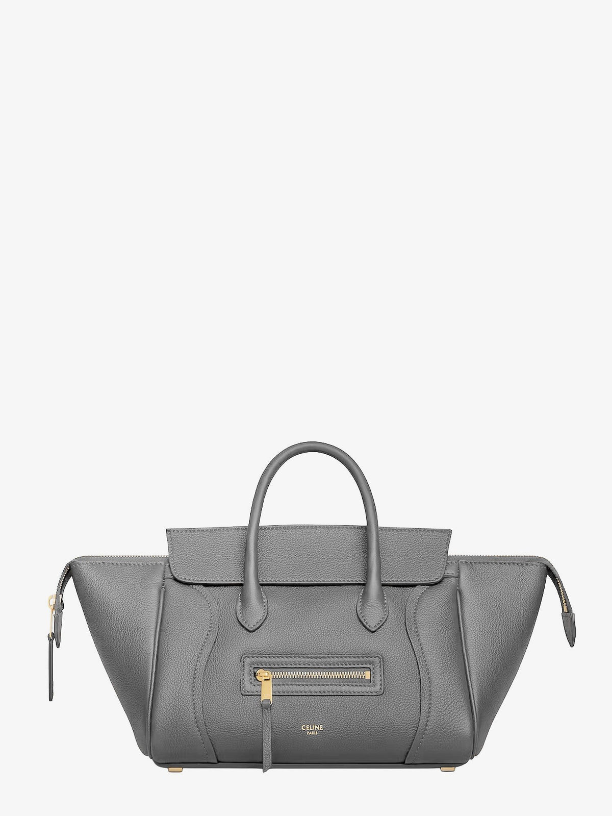 Celine Women's Luggage Small Leather Crossbody Bag LIGHTGRAPHITE