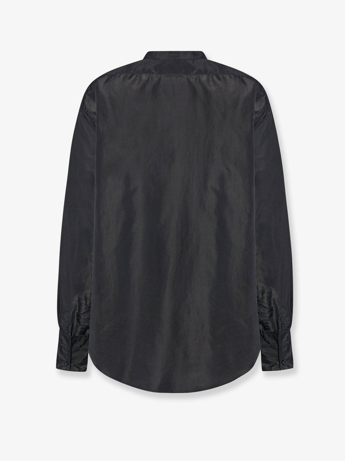 The Row Women's Lula Silk Shirt Black