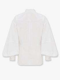 Zimmermann Women's Luna Applique Shirt White