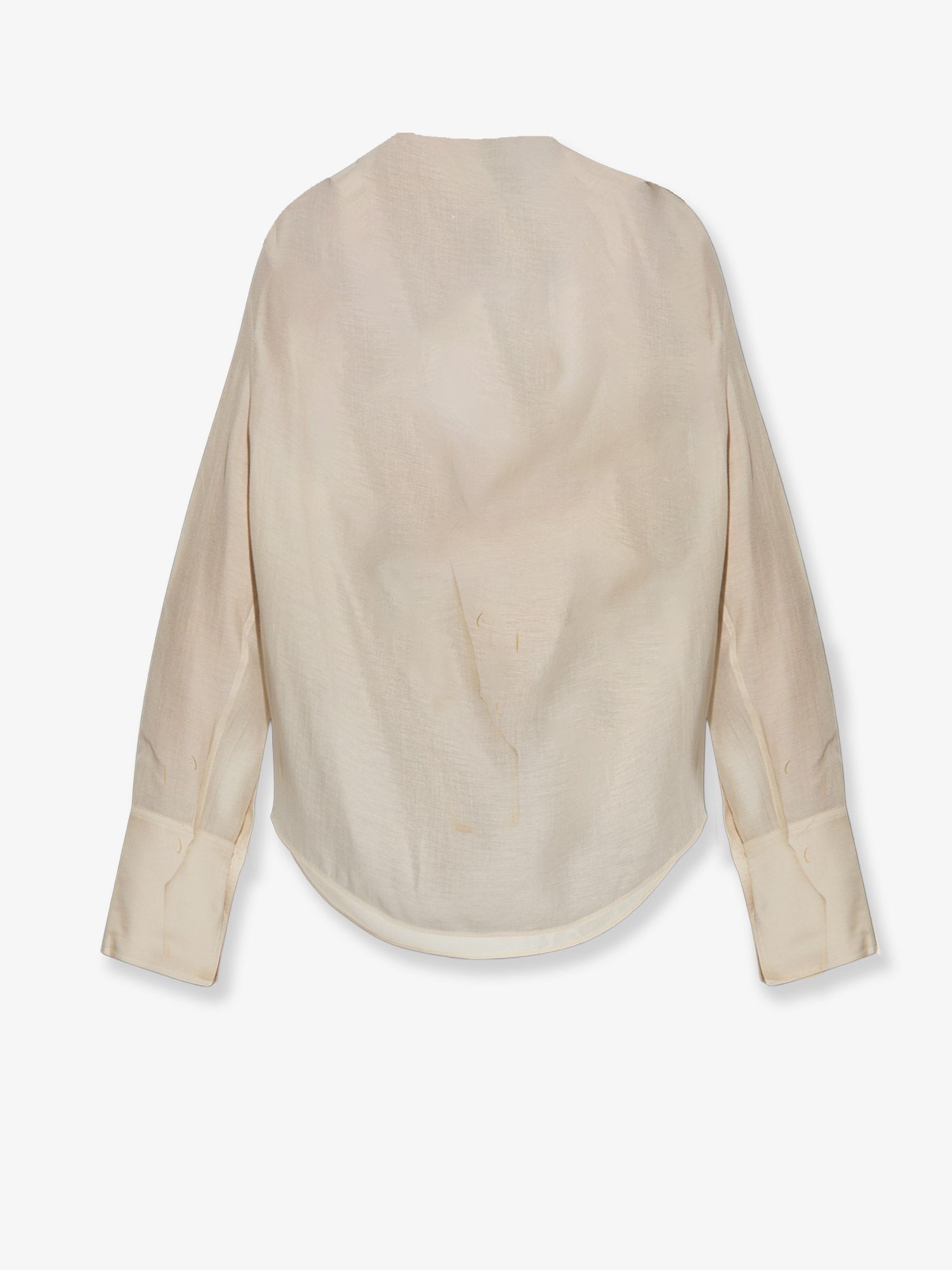 Toteme Women's Lyocell and Linen Blend Shirt White