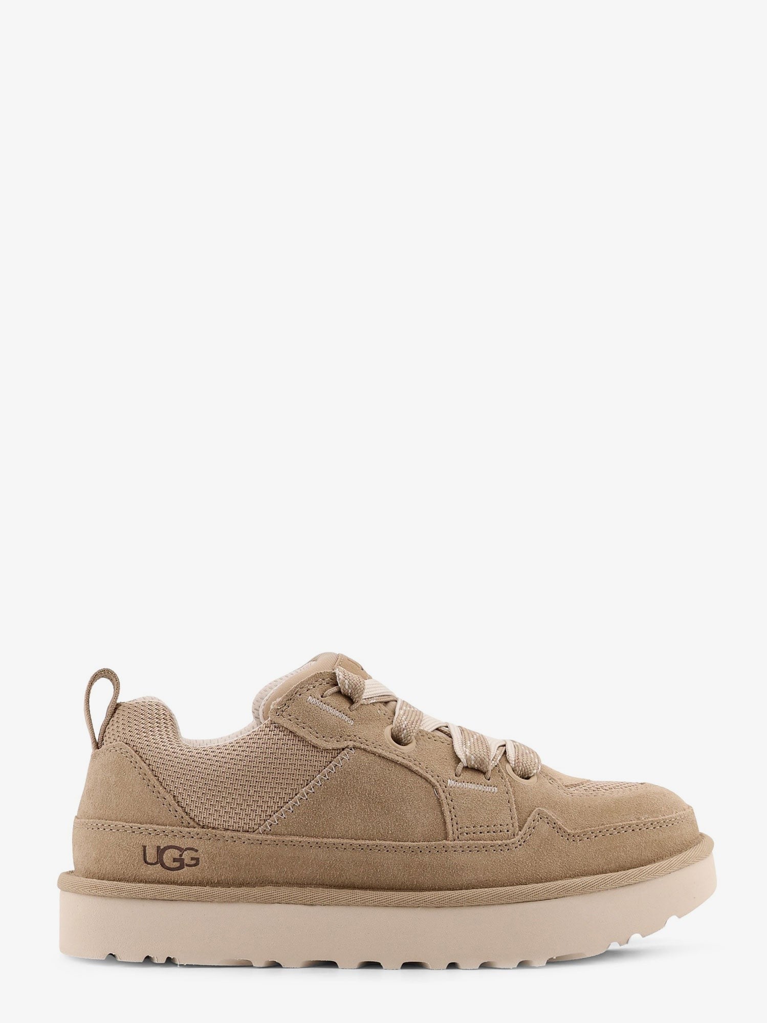 UGG Men's Lo Lowmel Suede Sneakers Beige