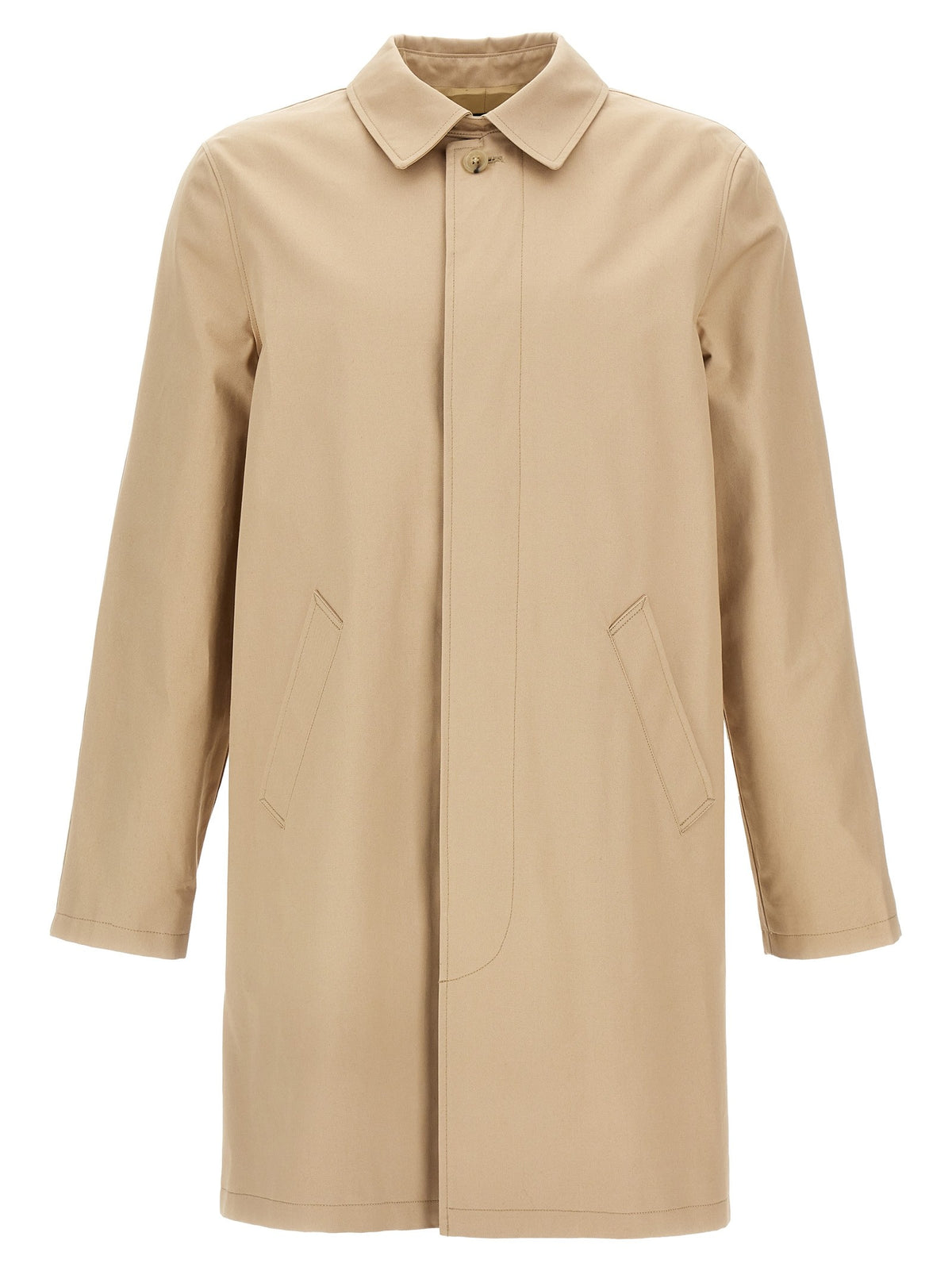 A.P.C Mac Ville Trench Coat Beige