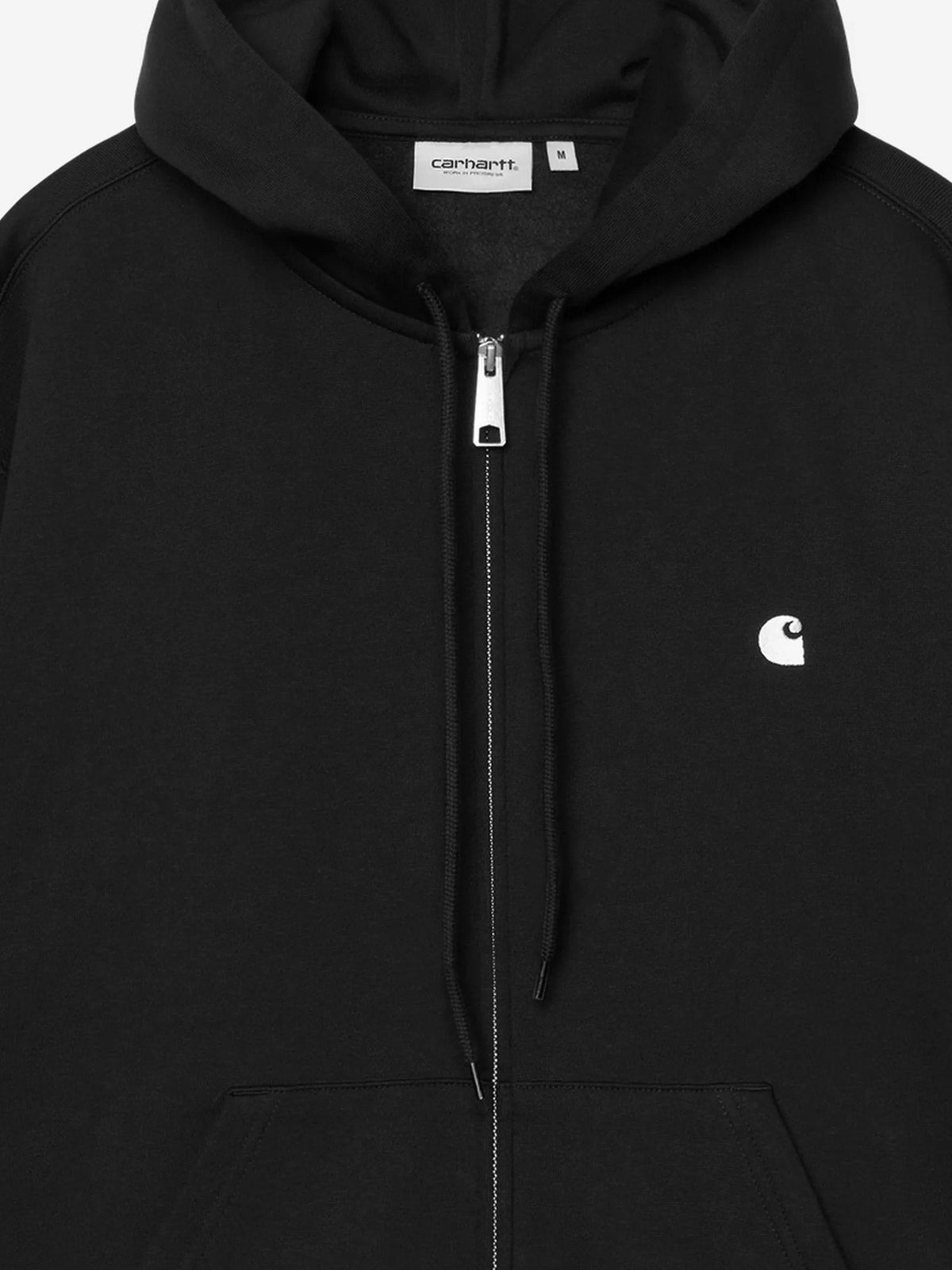Carhartt Wip Men's Mack Jacket Cotton Hoodie Black