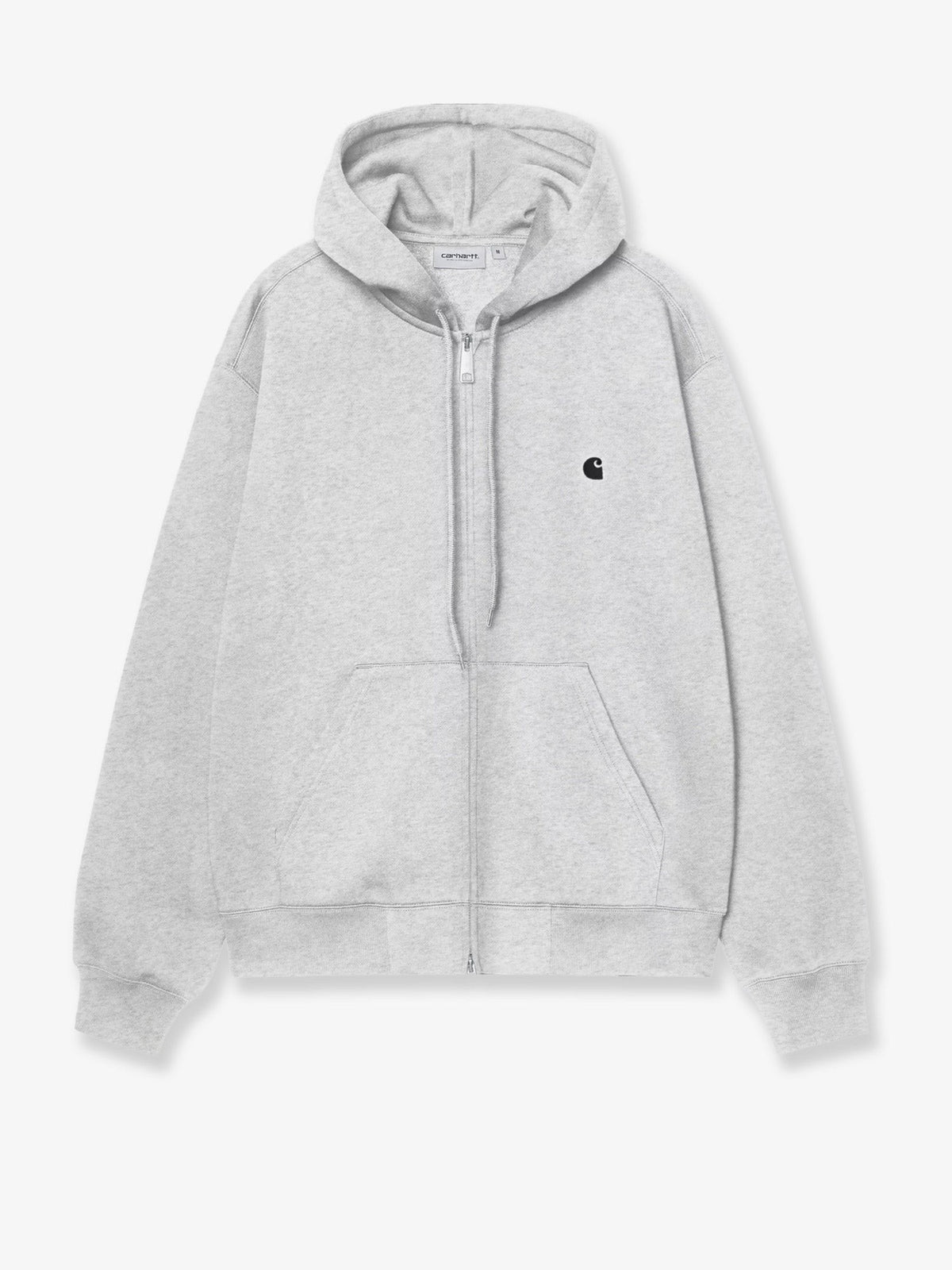 Carhartt Wip Men's Mack Jacket Melange Cotton Hoodie Black