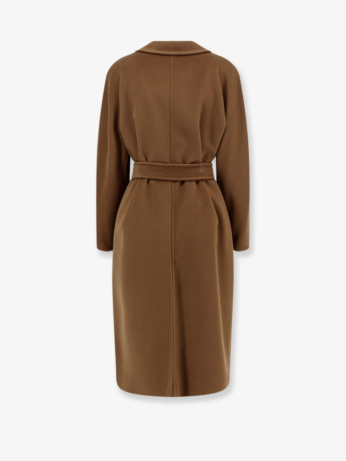 Max Mara Women's Madame Wool and Cashmere Blend Coat Brown