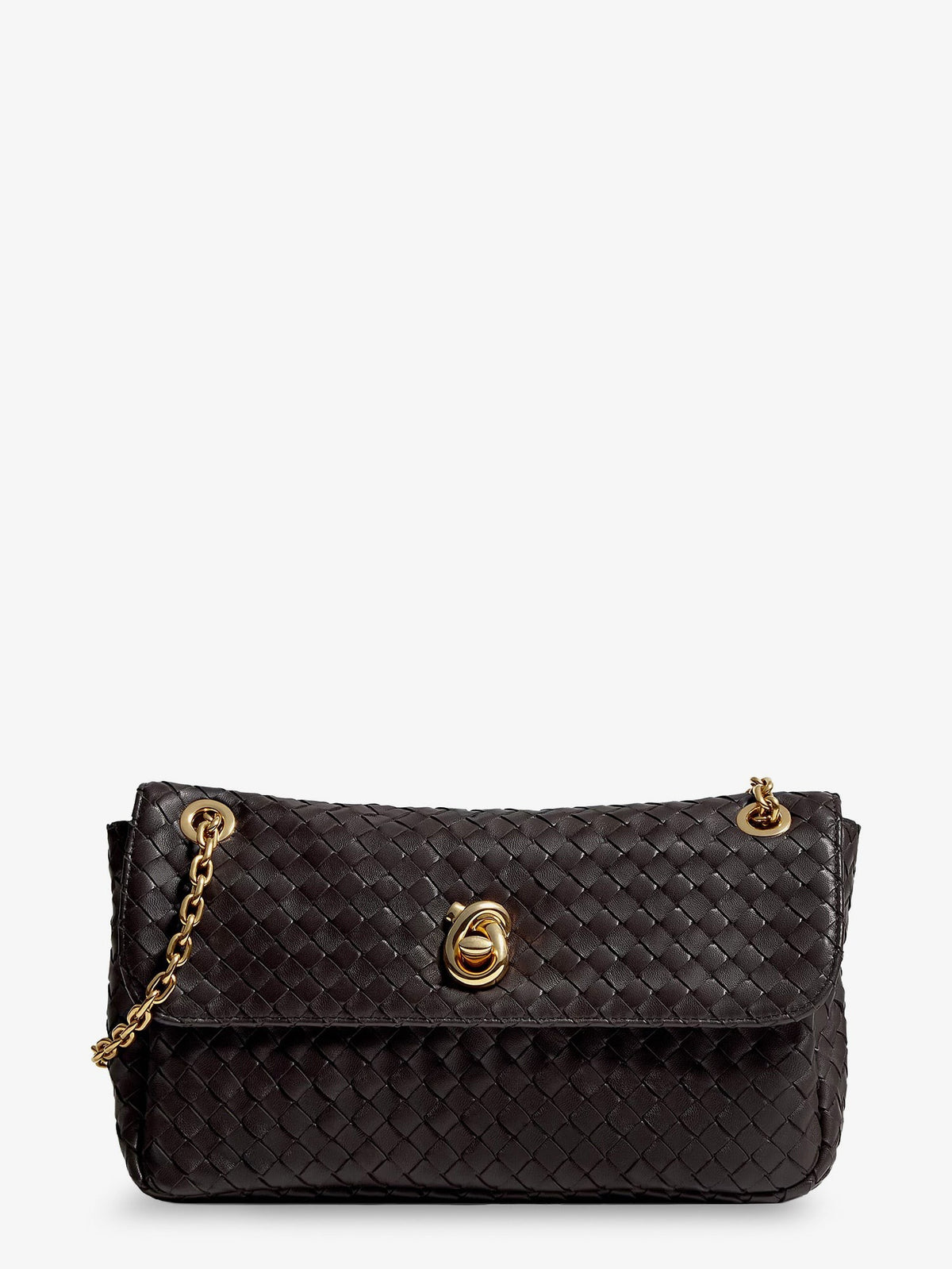 Bottega Veneta Women's Madison Leather Shoulder Bag Brown