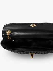 Bottega Veneta Women's Madison Leather Shoulder Bag Black