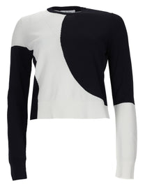Max Mara Women's Maglia Aderente in Viscosa Crêpe Multicolor