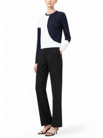 Max Mara Women's Maglia Aderente in Viscosa Crêpe Multicolor