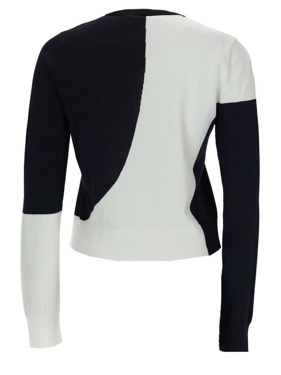 Max Mara Women's Maglia Aderente in Viscosa Crêpe Multicolor