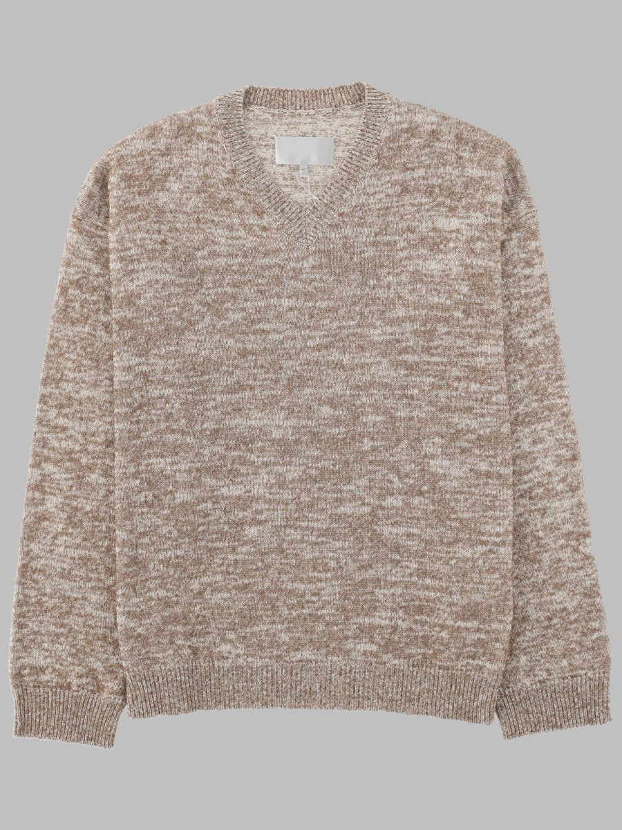 Maison Margiela Men's Maglia Con Scollo Beige