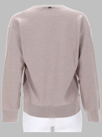 Herno Women's Maglia Con Scollo Beige