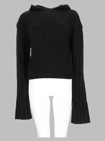 Rick Owens Women's Maglia Copper Con Cappuccio Black