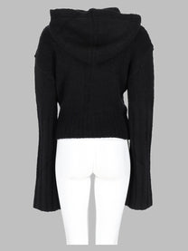 Rick Owens Women's Maglia Copper Con Cappuccio Black