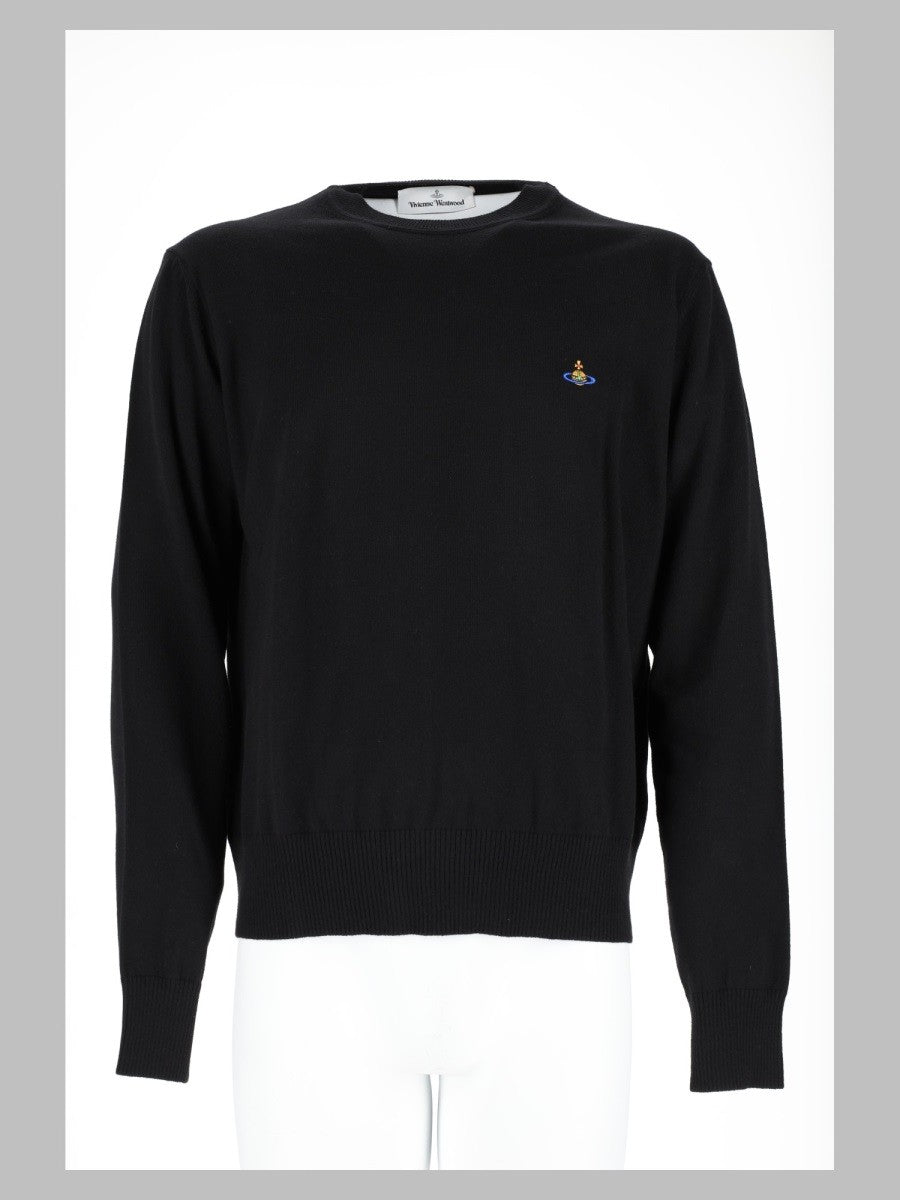 Vivienne Westwood Men's Maglia in Cotone Cashmere Con Black