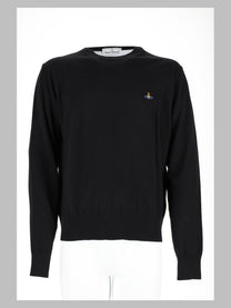 Vivienne Westwood Men's Maglia in Cotone Cashmere Con Black