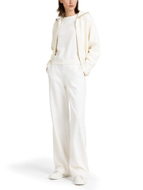 Max Mara Women's Maglia in Filato Di Lana Con Rilievo White