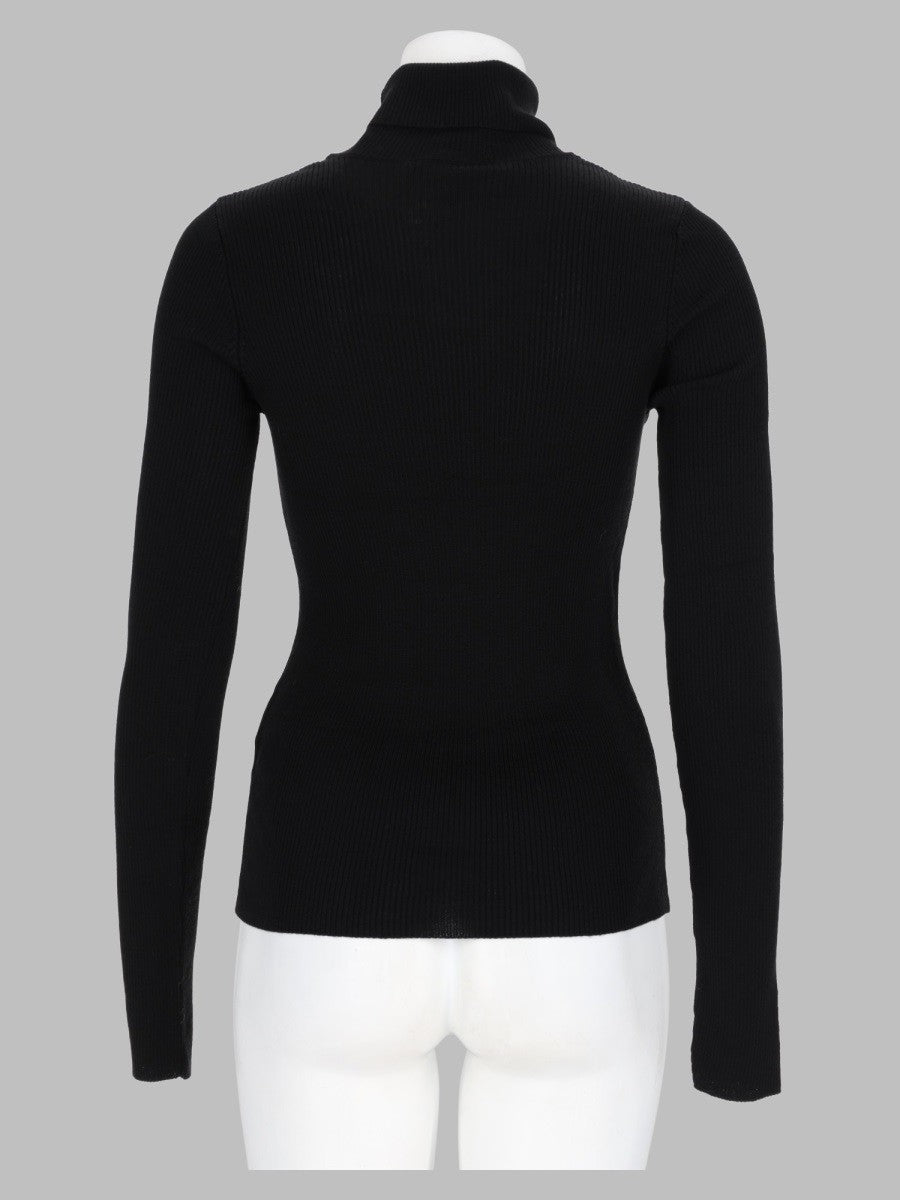 Our Legacy Women's Wool Merino Superfine Sweater Black, view 2