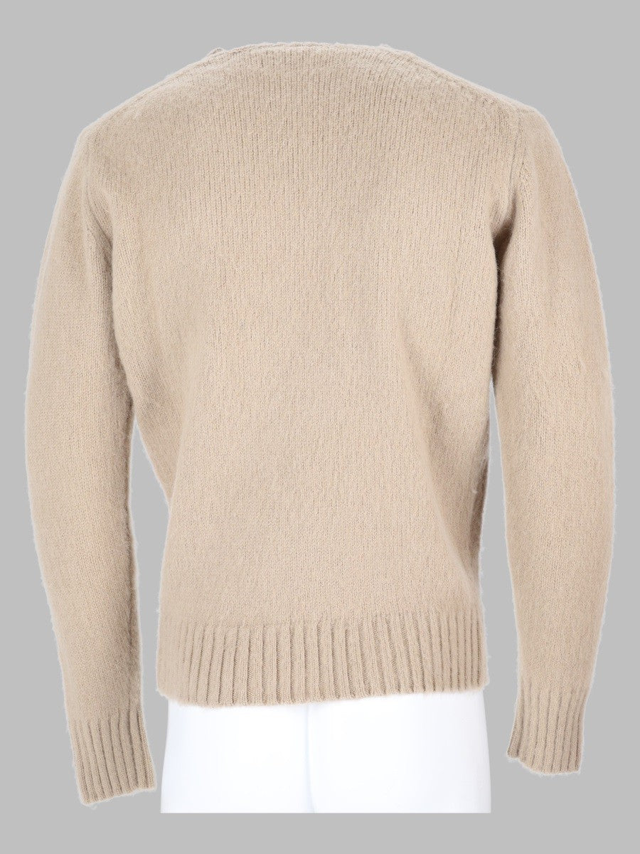 ASPESI Men's Maglia in Lana Beige