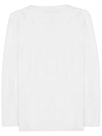 Parosh Women's Maglia in Misto Lino White