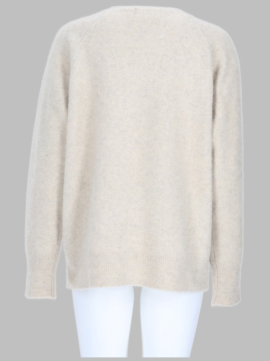P.A.R.O.S.H Women's Maglia in Pelo DI Procione White