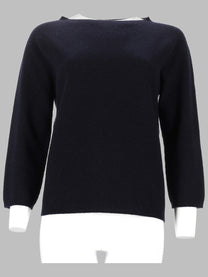 Fabiana Filippi Women's Maglia in Platinum Con Lurex Blue