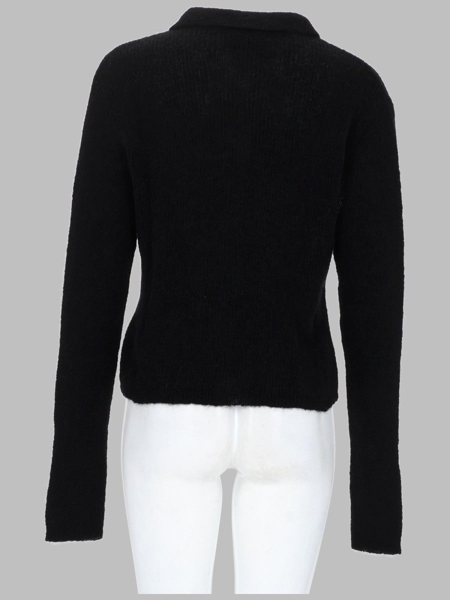 Our Legacy Women's Maglia Mazzy Polo Black