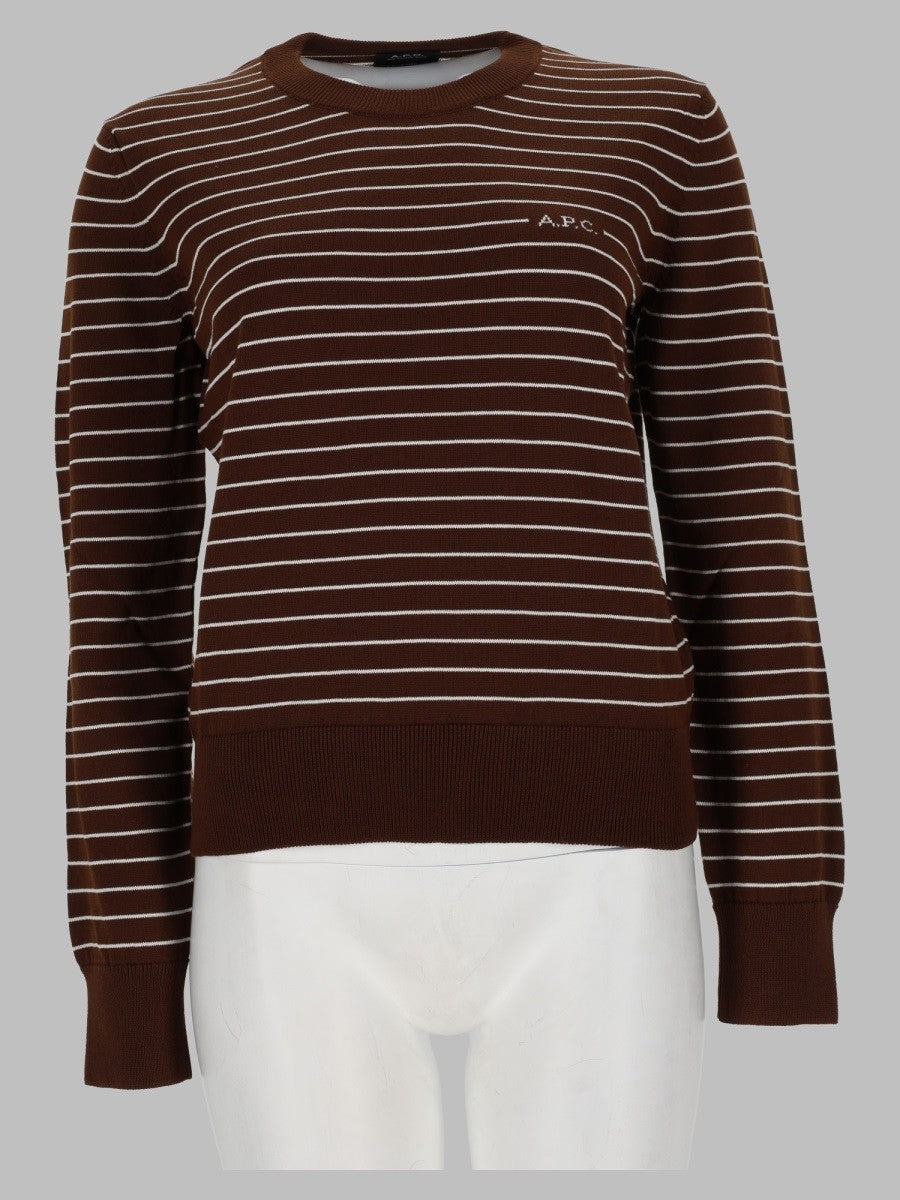A.P.C Women's Maglia Sima Brown