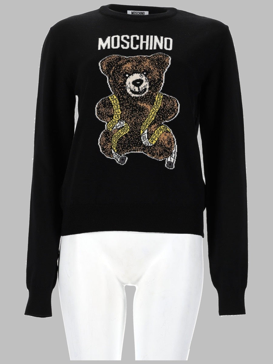 Moschino Women's Maglia Teddy Black