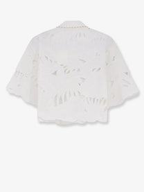 Zimmermann Women's Mahon Cotton Shirt White
