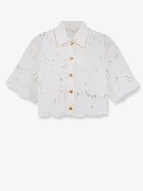 Zimmermann Women's Mahon Cotton Shirt White