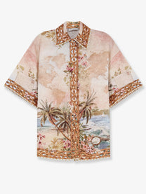 Zimmermann Women's Mahon Linen Shirt Gold