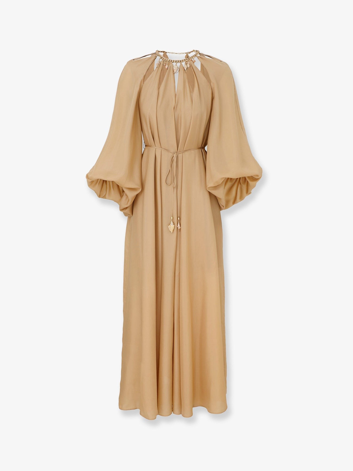 Zimmermann Women's Mahon Long Silk Dress White