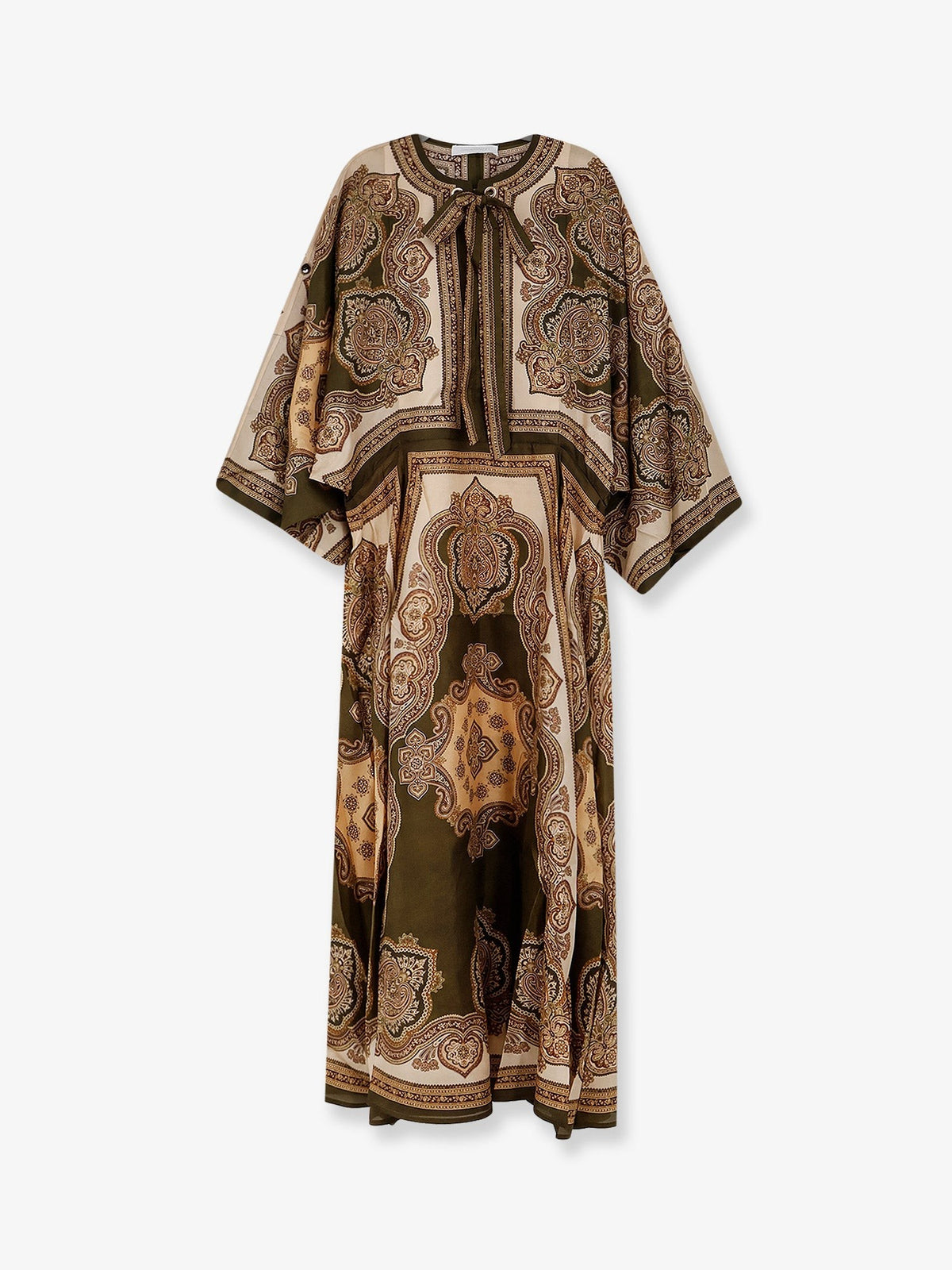 Zimmermann Women's Mahon Silk Tunic Dress Green