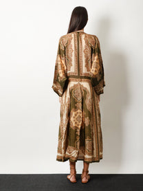 Zimmermann Women's Mahon Silk Tunic Dress Green