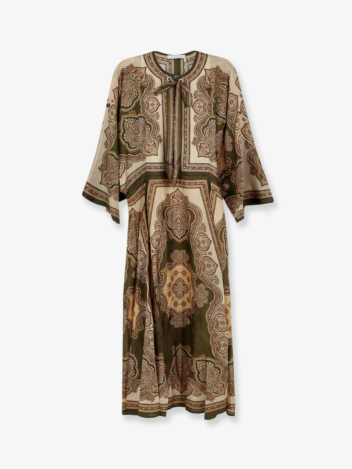 Zimmermann Women's Mahon Silk Tunic Dress Green