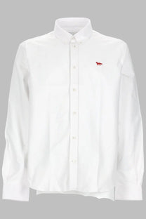 Maison Kitsuné Men's Camicia Profile Fox White
