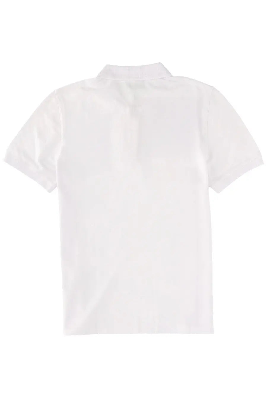 Maison Kitsuné men’s polo white with a classic collar and neatly stitched seams in soft cotton fabric