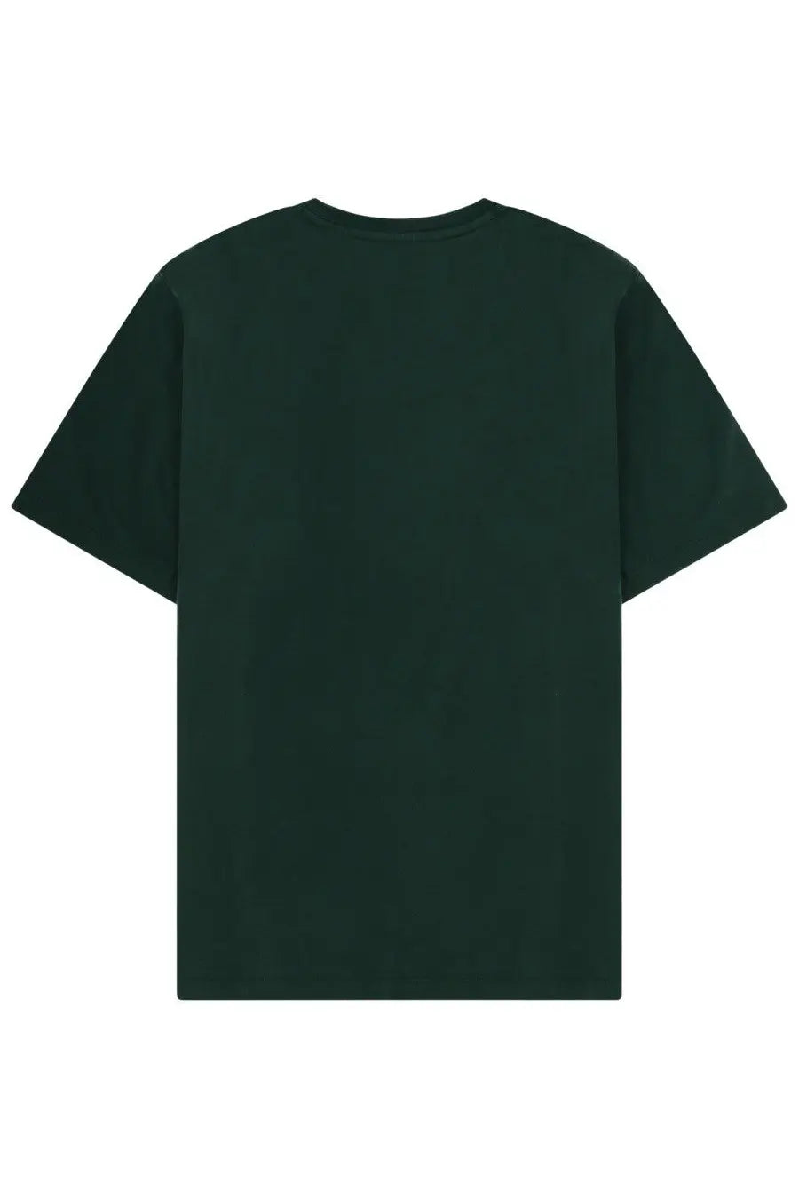 Maison Kitsuné men’s dark green oversized cotton t-shirt with crew neck and short sleeves fox head design