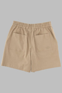 Maison Kitsuné Men's Shorts in Cotone Beige