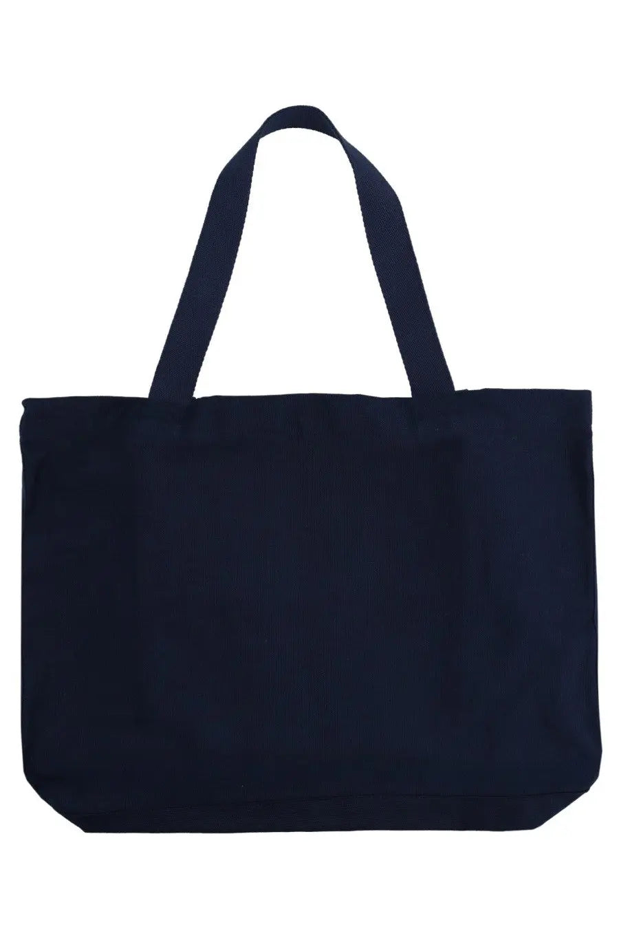 Navy blue canvas Maison Kitsuné men’s tote bag with sturdy handles ideal for everyday carry