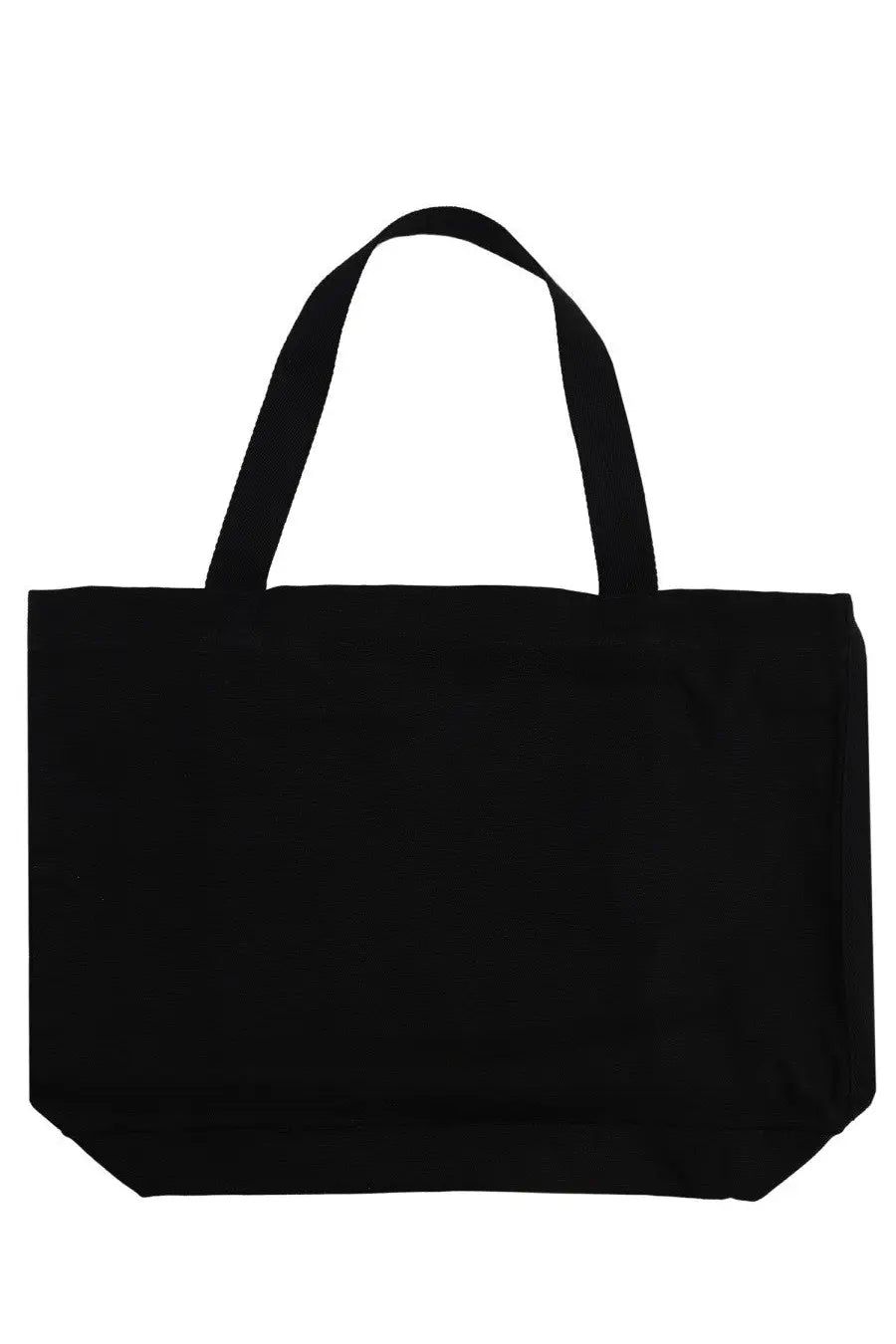 Maison Kitsuné women’s black canvas tote bag with sturdy handles for everyday use