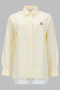 Maison Kitsuné Women's Camicia Casual Dreaming Fox Yellow