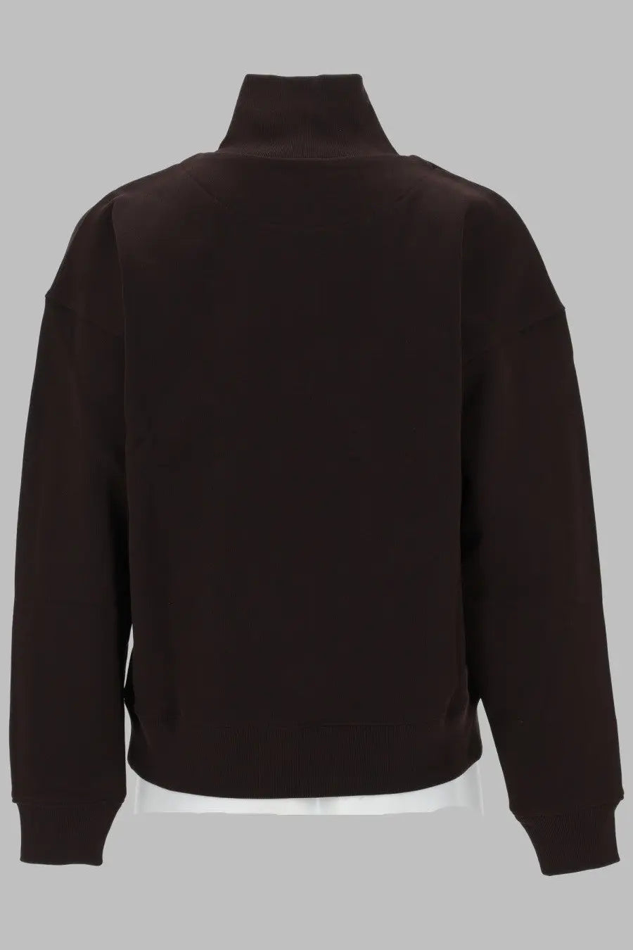 Maison Kitsuné Women's Felpa Con Zip Baby Fox Brown