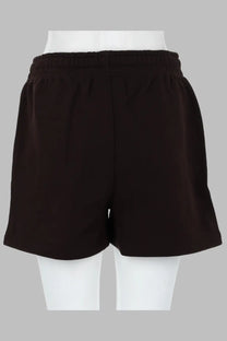 Maison Kitsuné Women's Shorts DA Jogging Baby Fox Regular Brown