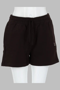 Maison Kitsuné Women's Shorts DA Jogging Baby Fox Regular Brown