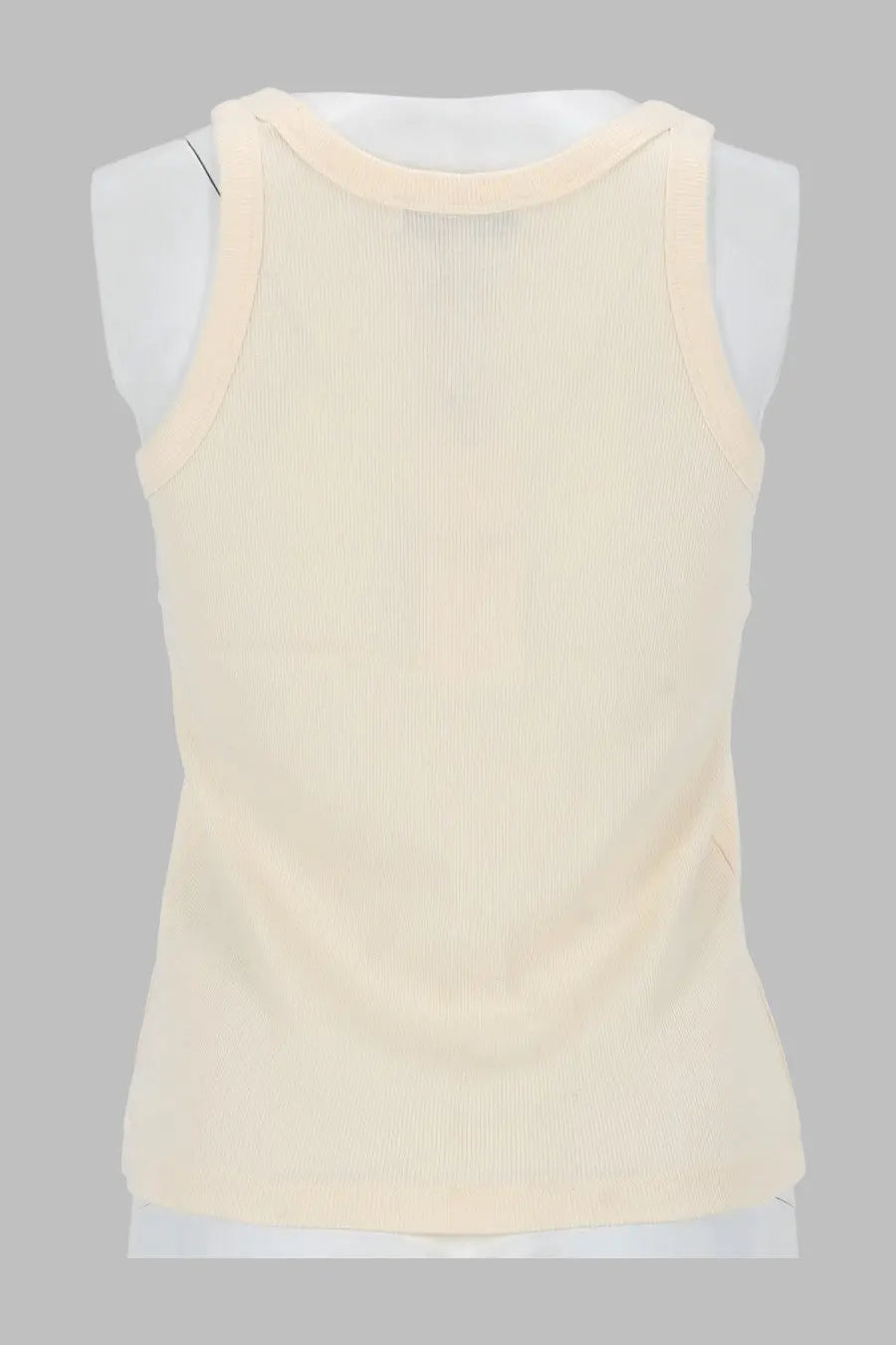 Maison Kitsuné Women's Tank Top Con Beige